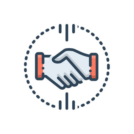Icon for acquisitions,mergersのイラスト素材