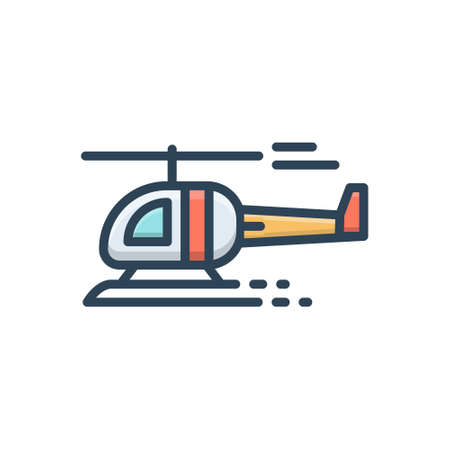 Icon for Helicopter, jetの写真素材