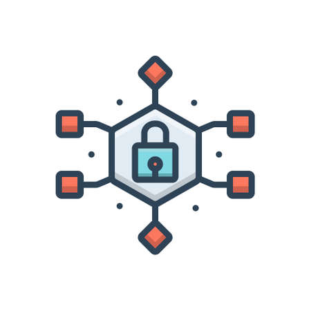Icon for data,encryptionのイラスト素材