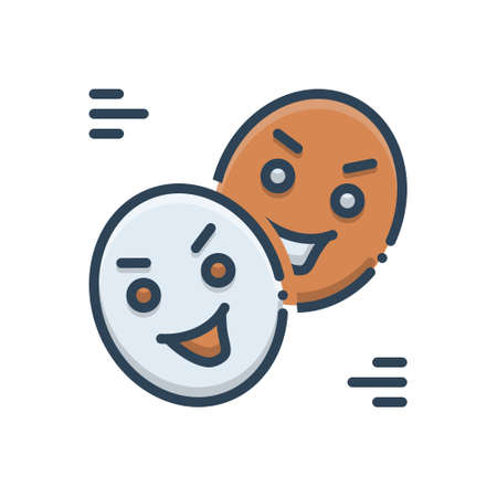 Icon for role-play, playactのイラスト素材