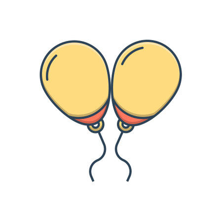 Icon for balloon toyのイラスト素材