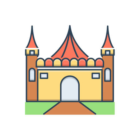 Icon for amusement parkのイラスト素材