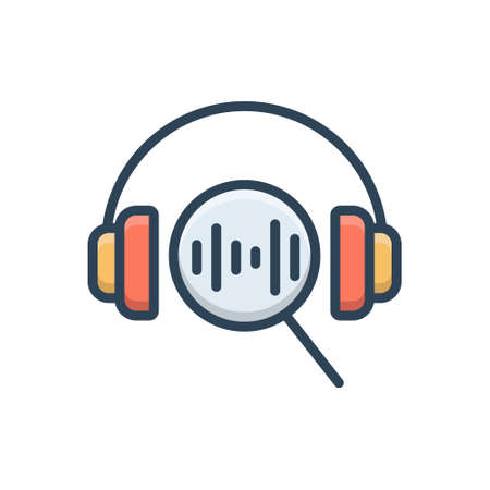 Icon for music searchの写真素材