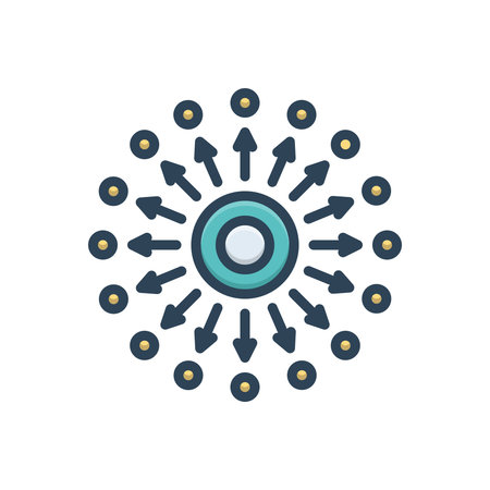 Icon for diffusion,spreadingのイラスト素材