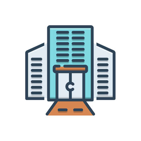 Icon for corporate,buildingのイラスト素材