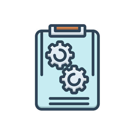 Icon for project,planのイラスト素材