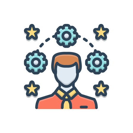 Icon for strategy,strategicsのイラスト素材