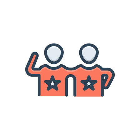 Icon for friends,buddyのイラスト素材