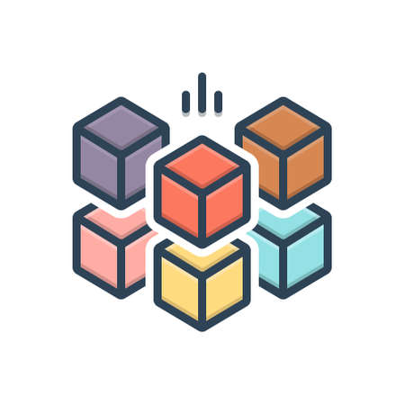 Icon for cubed,shapeのイラスト素材
