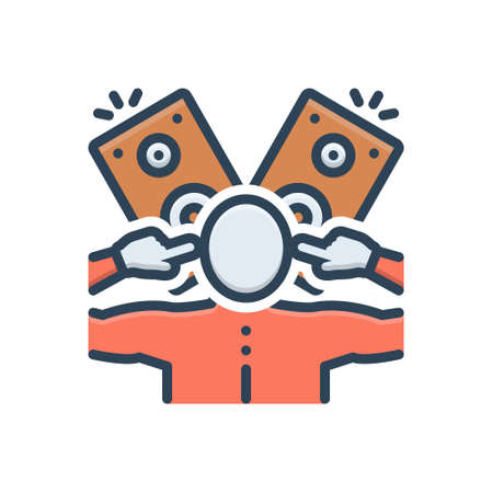 Icon for crackling,loudのイラスト素材