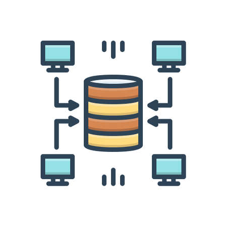 Icon for data,warehouseのイラスト素材