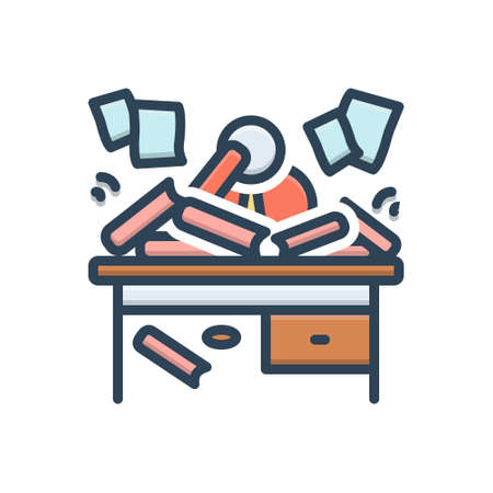 Icon for disorganized,haphazardのイラスト素材