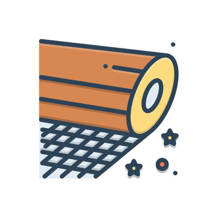 Icon for fiber,plasticのイラスト素材
