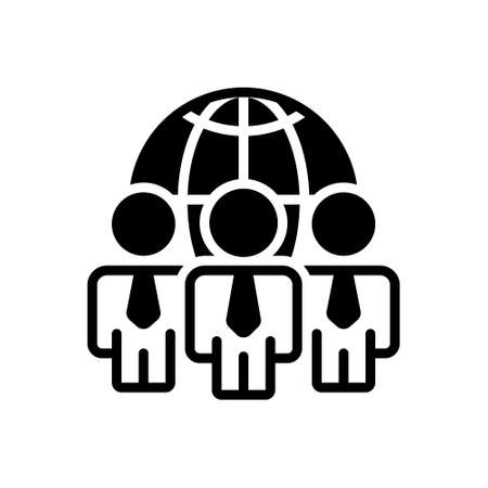 Icon for global managementのイラスト素材