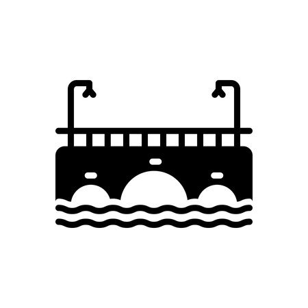 Icon for bridge,viaduct,overpassのイラスト素材