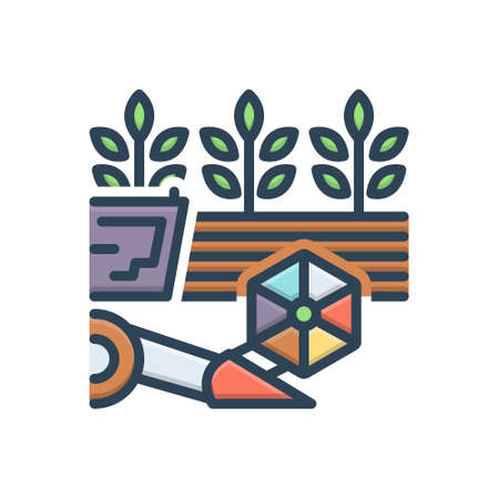 Icon for ingathering, felling, reapingのイラスト素材