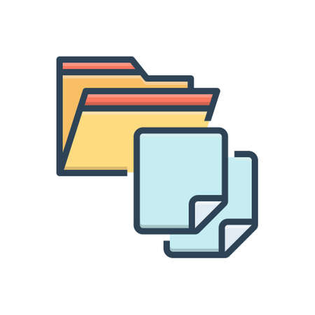 Icon for files,dossierの写真素材