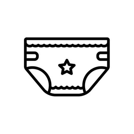 Icon for baby diaper,baby,diaperのイラスト素材