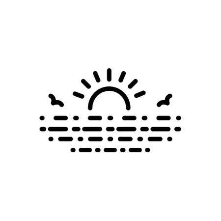 Icon for lake,lochのイラスト素材