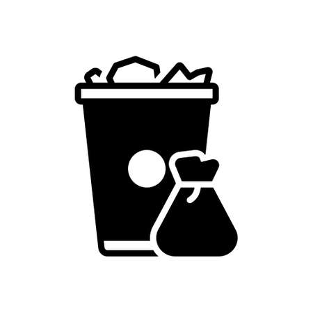 Icon for garbage,trash can,trash,canのイラスト素材
