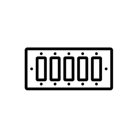 Icon for switch boxes,switch,boxesのイラスト素材