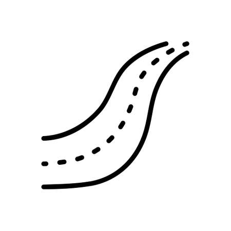 Icon for way,roadのイラスト素材