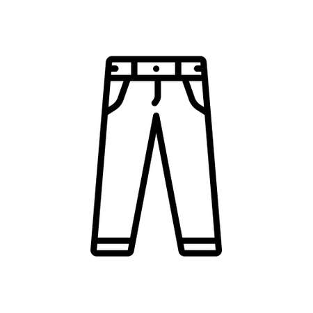 Icon for pant,jeansのイラスト素材
