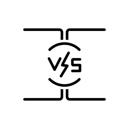 Icon for vs,versusのイラスト素材