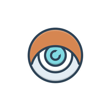 Icon for glimmers, look, vision, eyeballの写真素材