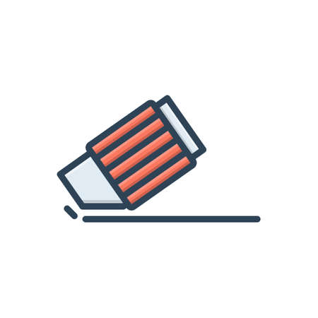 Icon for eraser,deleteのイラスト素材