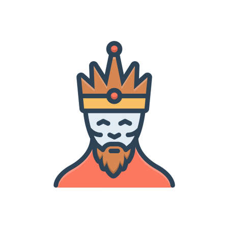 Icon for king,monarchのイラスト素材