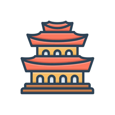 Icon for china,chinatownの写真素材