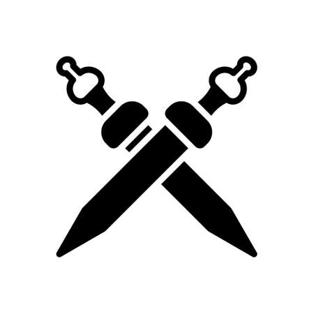 Icon for battle, fight, fighting, struggle,のイラスト素材