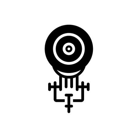 Icon for off road lights,off,roadのイラスト素材
