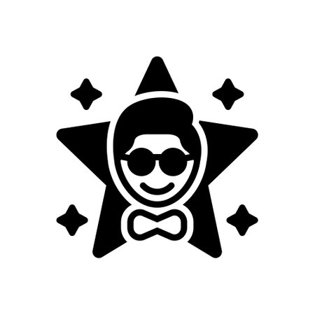 Icon for famous,renownedのイラスト素材