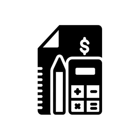 Icon for account,accountingのイラスト素材