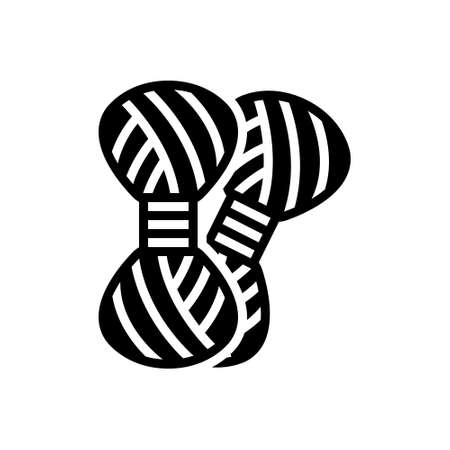 Icon for knitting yarn,knittingのイラスト素材