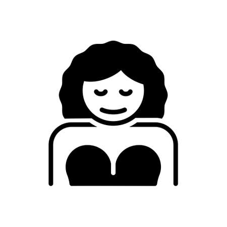 Icon for woman , girlのイラスト素材