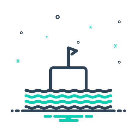 Icon for float,submarineのイラスト素材