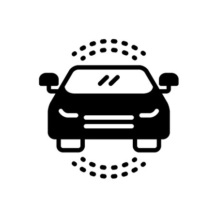 Icon for auto,passengerのイラスト素材