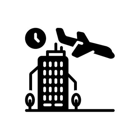 Icon for arrival,comingのイラスト素材