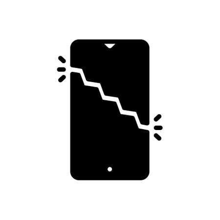 Icon for break,smartphoneのイラスト素材