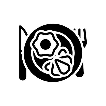 Icon for restaurant, diet, meal, fork,のイラスト素材
