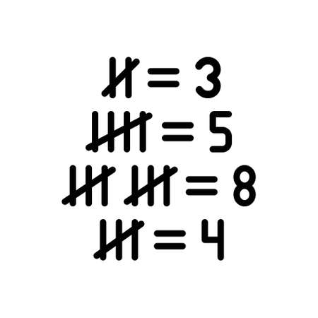 Icon for count,calculationのイラスト素材