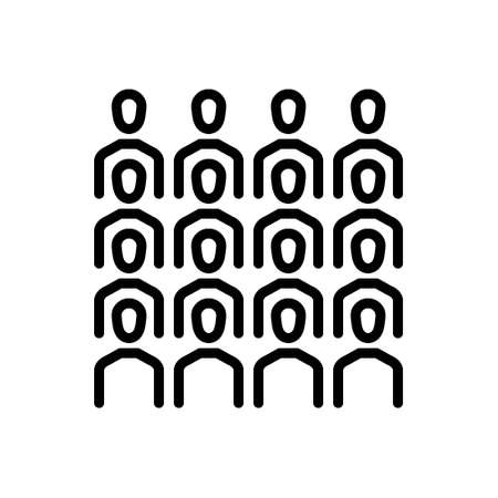 Icon for cluster,groupのイラスト素材