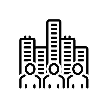 Icon for society,communityのイラスト素材
