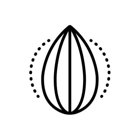 Icon for brown,almondのイラスト素材