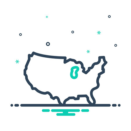 Icon for county,territoryのイラスト素材