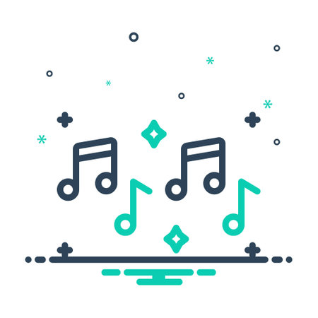 Icon for musical,musicallyのイラスト素材