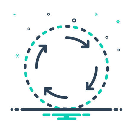 Icon for cycle,resetのイラスト素材